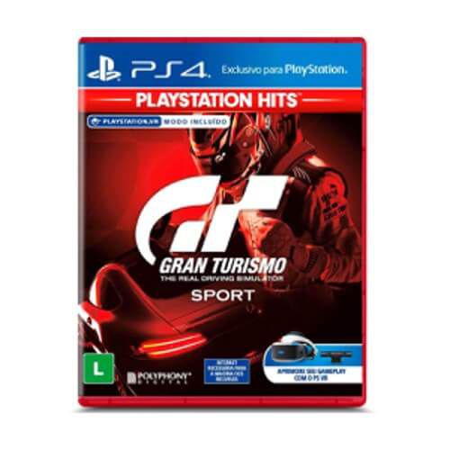 Jogo Gran Turismo Sport Hits PS4 Mídia Física Original (Lacrado)