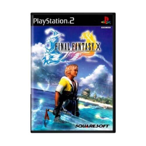 Jogo Final Fantasy X PS2 Playstation 2 Mídia Física Original (Seminovo)