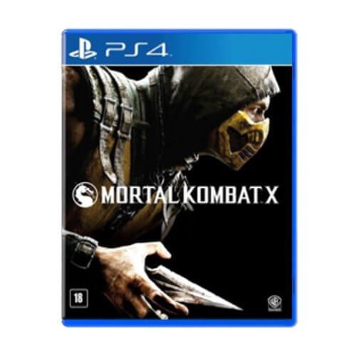 Jogo Mortal Kombat X PS4 Mídia Física Original (Seminovo)