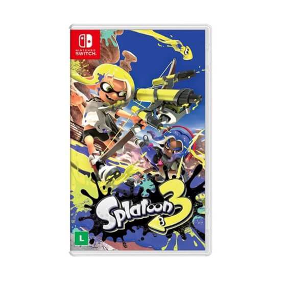 Jogo Splatoon 3 Nintendo Switch Mídia Física Nacional