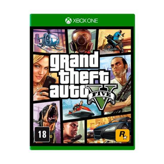 Jogo GTA V Xbox One Mídia Física Original (Seminovo)
