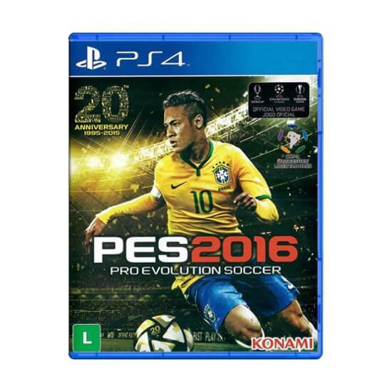 Jogo PES 2016 PS4 Mídia Física Original (Seminovo)