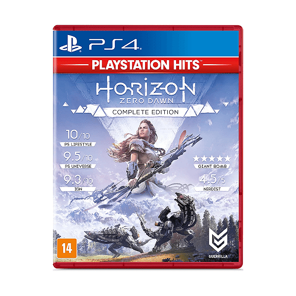 Jogo Horizon Zero Dawn Complete Edition PS4 Físico Seminovo
