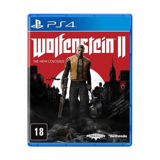 Jogo Wolfenstein II PS4 Mídia Física Original (Seminovo)