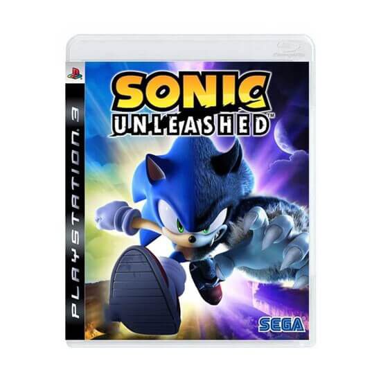 Jogo Sonic Unleashed PS3 Mídia Física Original (Seminovo)
