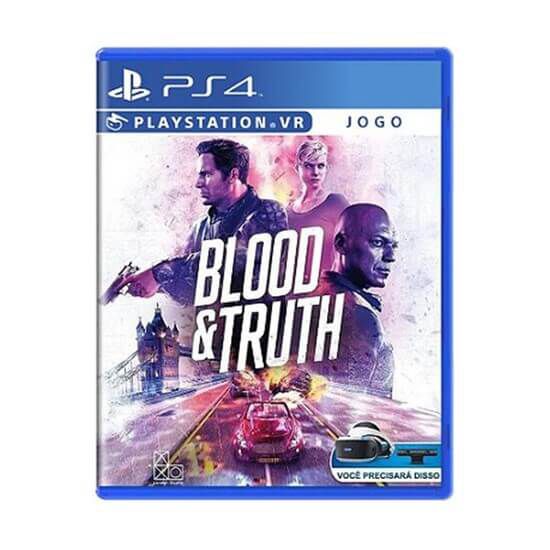 Jogo Blood & Truth VR PS4 Mídia Física Original (Seminovo)