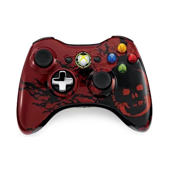 Controle Microsoft sem fio Xbox 360 Gears of War (Seminovo)
