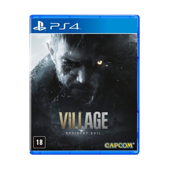 Jogo Resident Evil Village PS4 Físico Original Seminovo