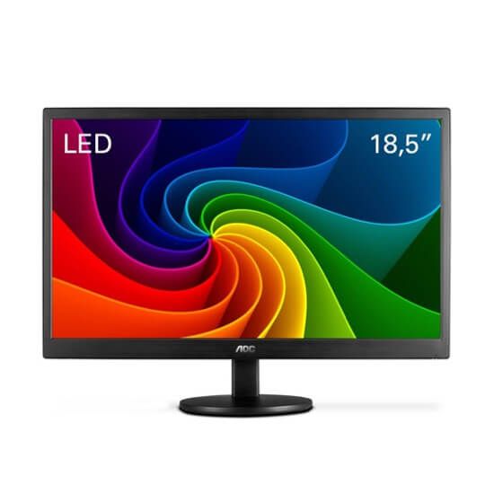 Monitor 18,5" LED Full HD 60Hz HDMI/Vga E970SWHNL - AOC