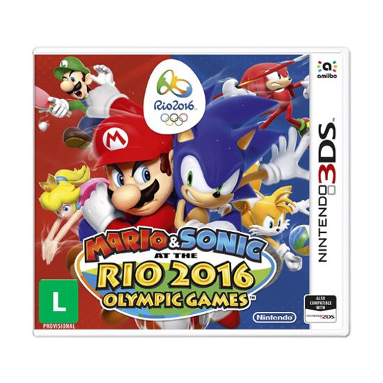 Jogo Mario e Sonic Rio 2016 Olympic Games 3DS 2DS (Lacrado)