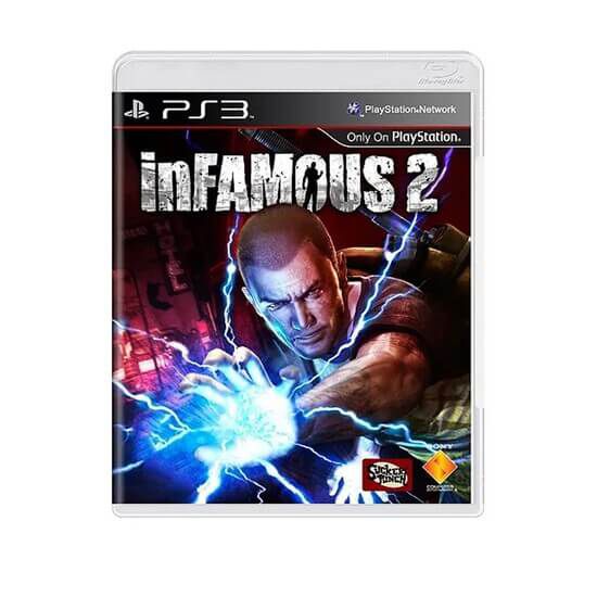 Jogo Infamous 2 PS3 Mídia Física Original (Seminovo)