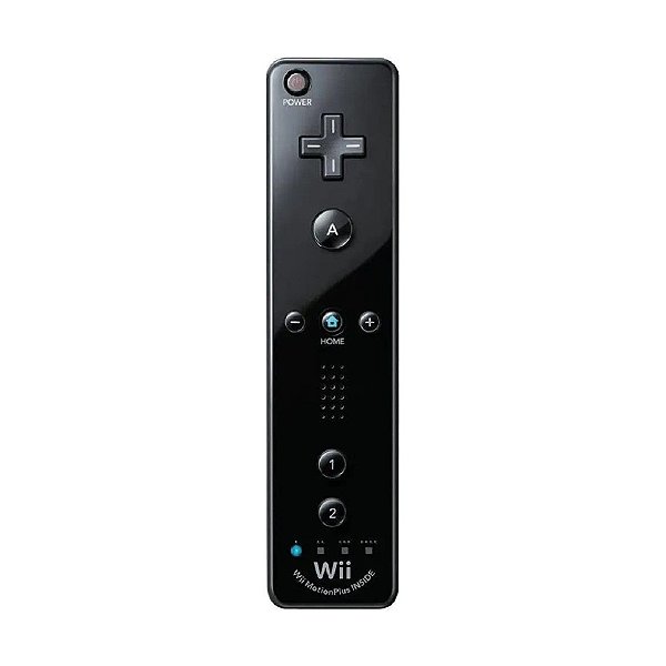 Controle Nintendo Wii Remote MotionPlus Preto (Seminovo)