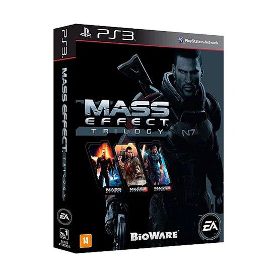 Jogo Mass Effect Trilogy PS3 Mídia Física Original Seminovo