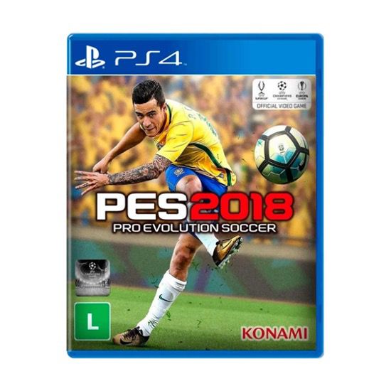 Jogo PES 2018 PS4 Mídia Física Original (Seminovo)