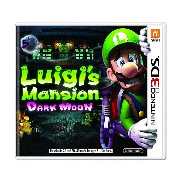Jogo Luigi's Mansion Dark Moon 3DS Físico Original Seminovo