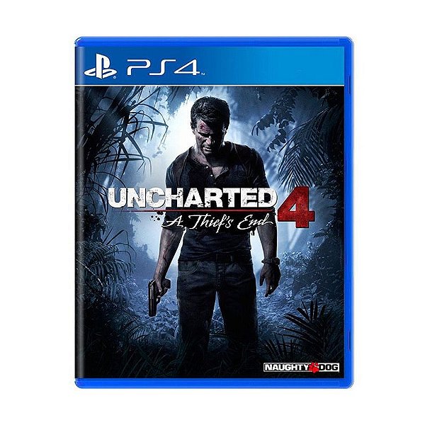 Jogo Uncharted 4 A Thiefs End PS4 Físico Original (Lacrado)
