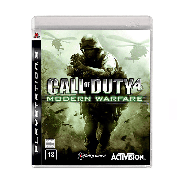 Jogo Call of Duty 4 Modern Warfare PS3 Físico (Lacrado)