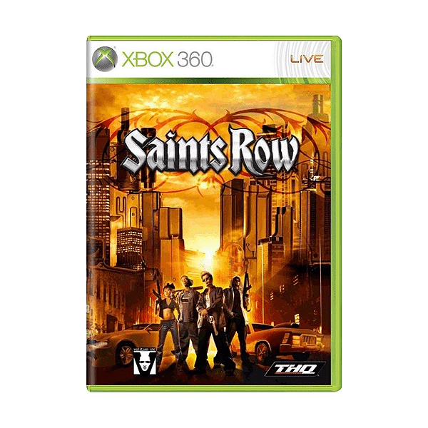 Jogo Saints Row Xbox 360 Mídia Física Original (Seminovo)