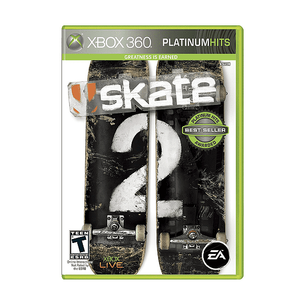 Jogo Skate 2 Xbox 360 Mídia Física Original (Seminovo)