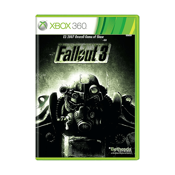 Jogo Fallout 3 Xbox 360 Mídia Física Original (Seminovo)