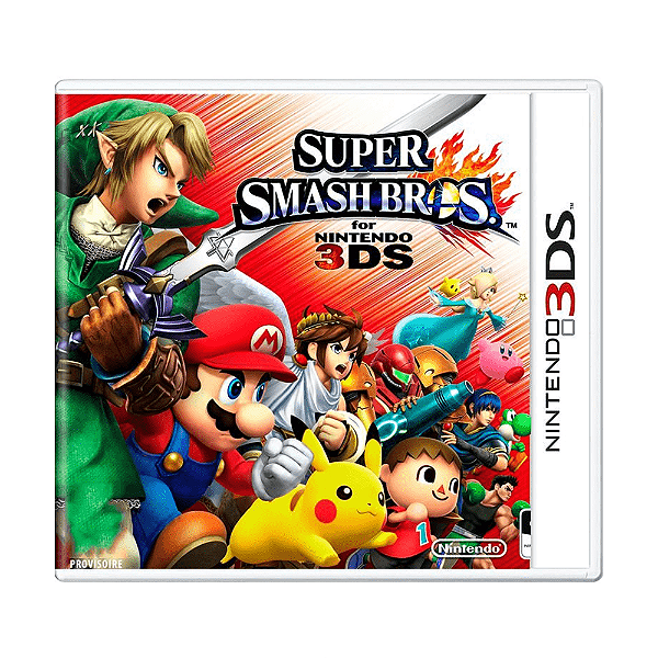 Jogo Super Smash Bros Nintendo 3DS Mídia Fisica (Seminovo)