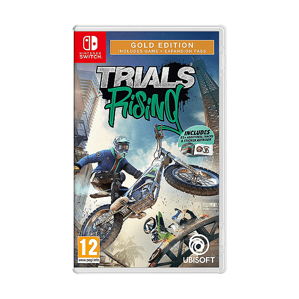 Jogo Trials Rising Nintendo Switch Físico Original Seminovo
