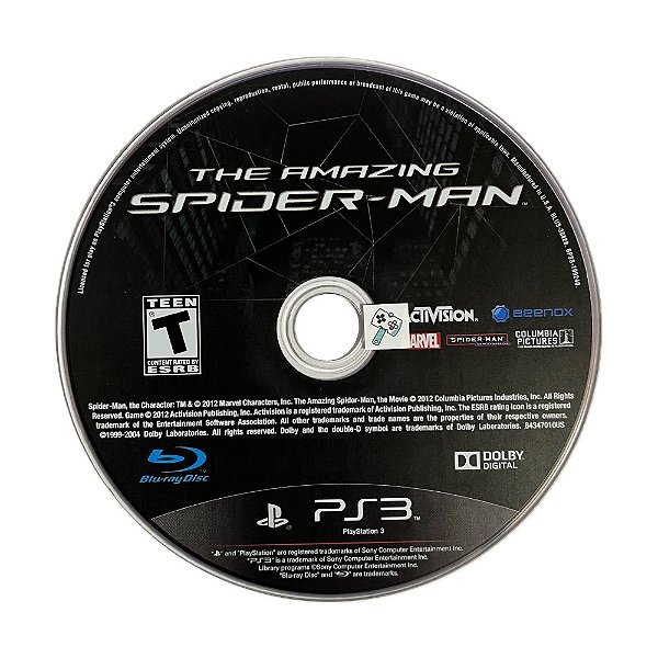 Jogo The Amazing Spider Man PS3 (Seminovo) Somente Disco