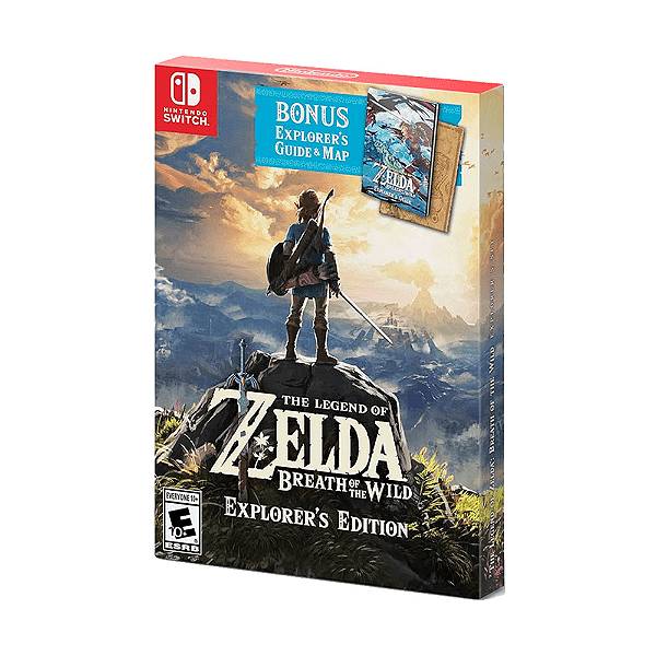 Jogo Zelda Breath of Wild Explorer's Edition Switch Seminovo