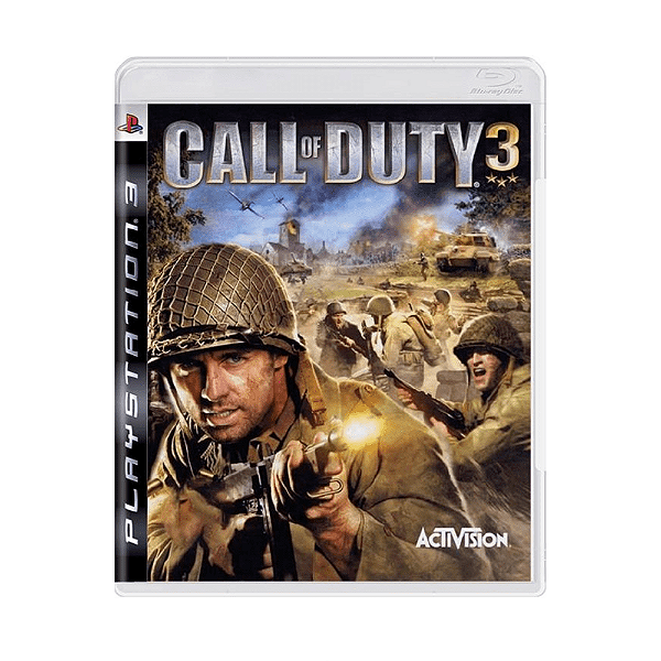 Jogo Call of Duty 3 PS3 Mídia Física Original (Seminovo)