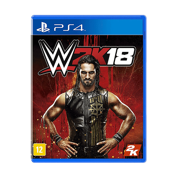 Jogo WWE 2K18 PS4 Mídia Física Original (Seminovo)