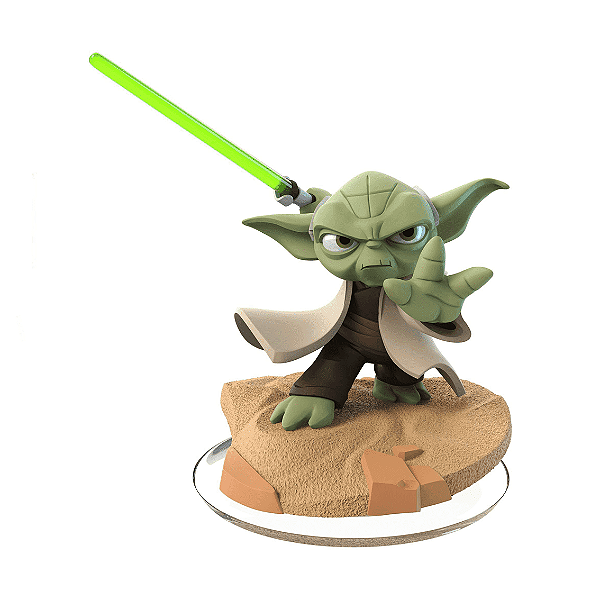 Boneco Yoda Light Fx Disney Infinity 3.0 (Seminovo)