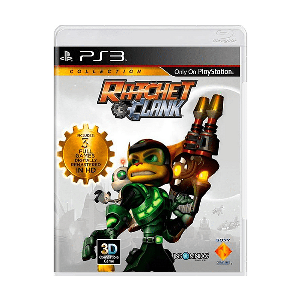 Jogo Ratchet e Clank Collection PS3 Físico Original Seminovo