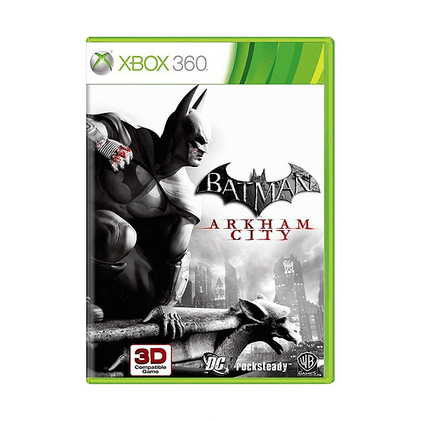 Jogo Batman Arkham City Xbox 360 Físico Original (Seminovo)