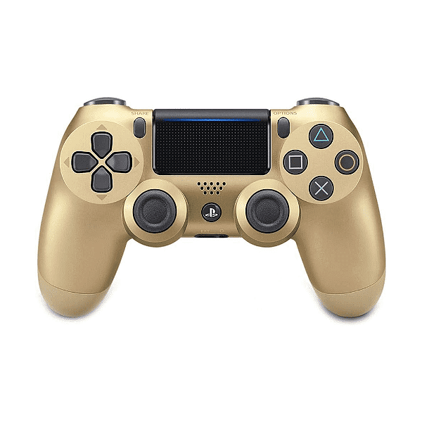 Controle Sem Fio Dualshock 4 Dourado - PS4 (Seminovo)