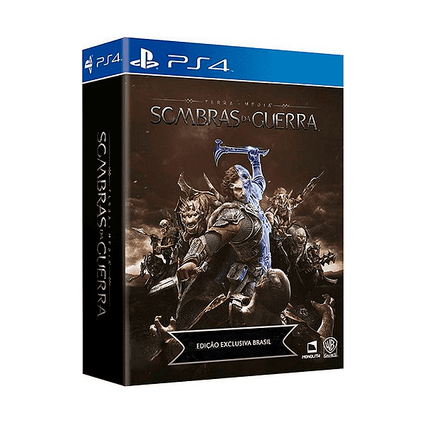Jogo Sombras da Guerra Edição Exclusiva Brasil PS4 Seminovo