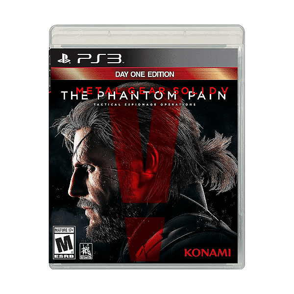Jogo Metal Gear Solid V The Phantom Pain PS3 Físico Seminovo