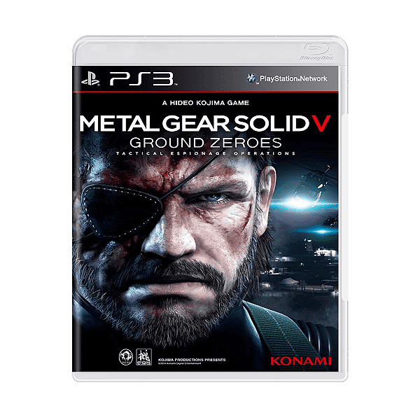 Jogo Metal Gear Solid V Ground Zeroes PS3 Original Seminovo