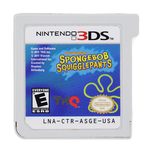 Jogo Spongebob Squigglepants 3DS Somente Cartucho (Seminovo)