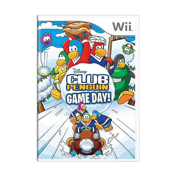 Jogo Club Penguin Game Day Nintendo Wii Original Seminovo