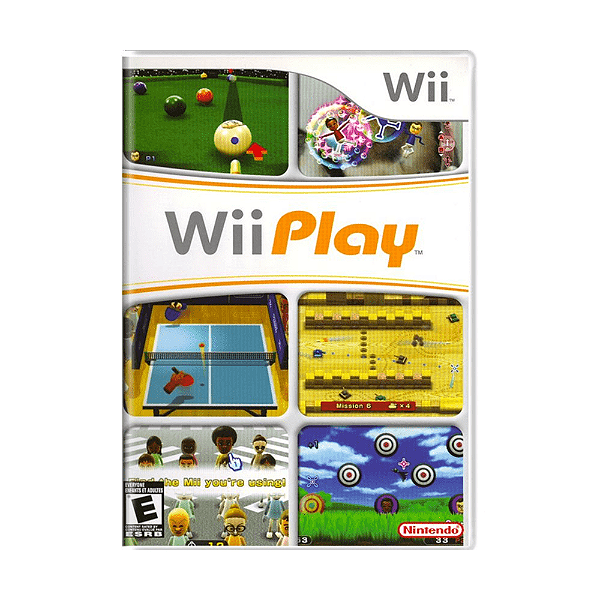 Jogo Wii Play Nintendo Wii Mídia Física Original (Seminovo)