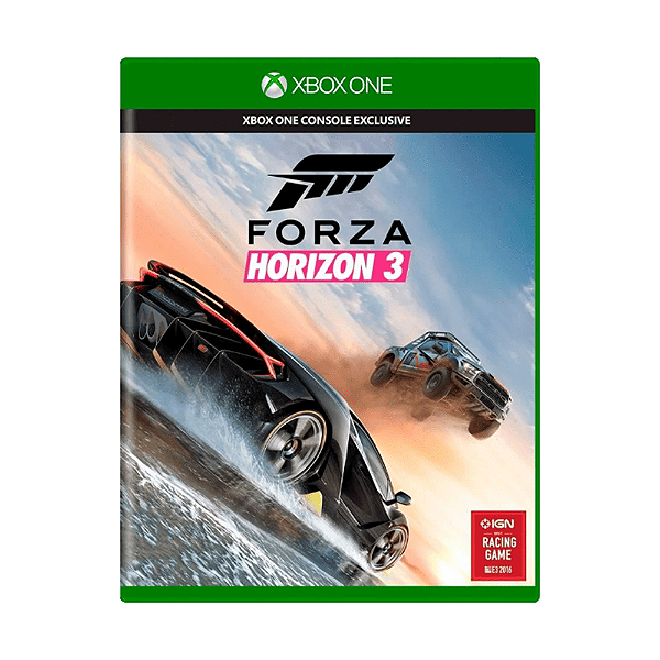 Jogo Forza Horizon 3 Xbox One Mídia Física Original Seminovo