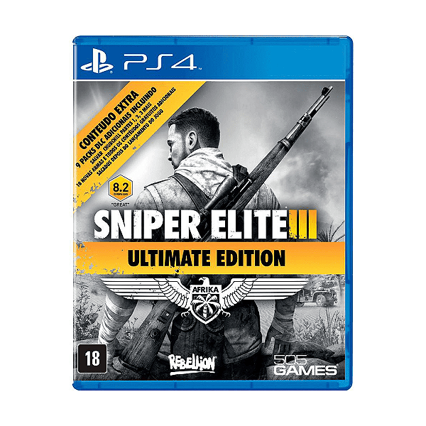 Jogo Sniper Elite III Ultimate Edition PS4 Físico (Seminovo)