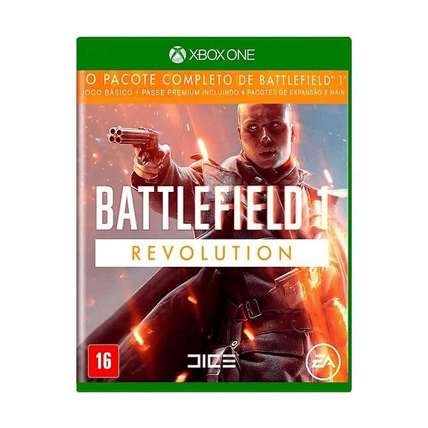 Jogo Battlefield 1 Revolution Xbox One Mídia Física Original