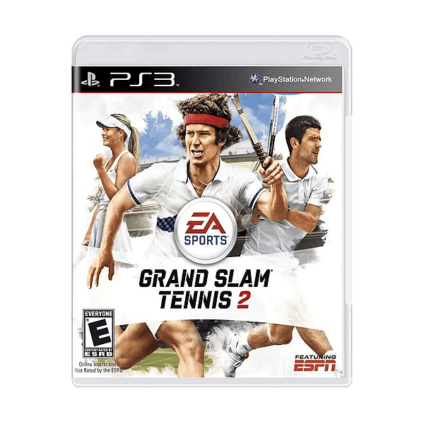 Jogo Grand Slam Tennis 2 PS3 Mídia Física Original Seminovo