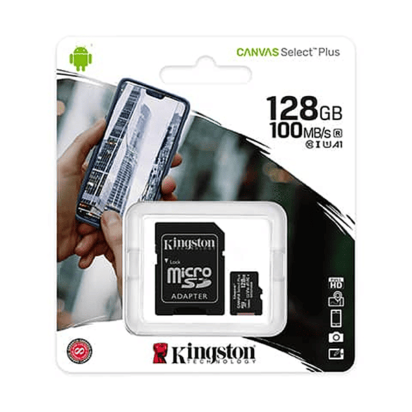 Cartão de Memória Micro SD 128GB - Kingston