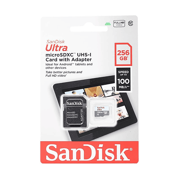 Cartão de Memória Ultra Micro SD 256GB - SanDisk