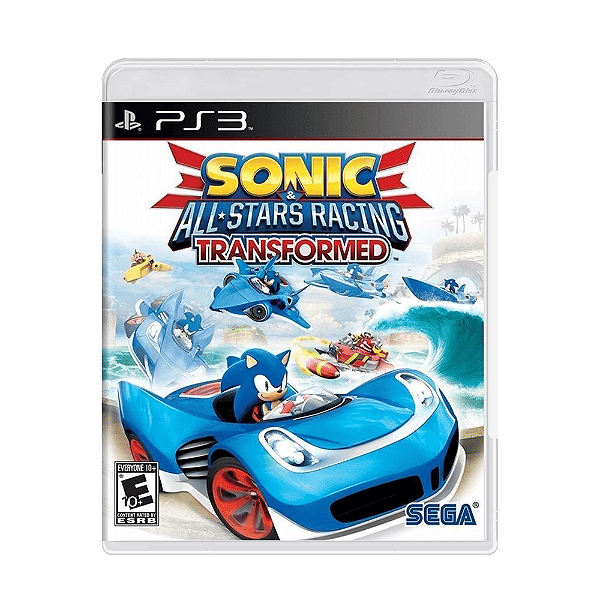 Jogo Sonic e All Stars Racing Transformed PS3 (Seminovo)