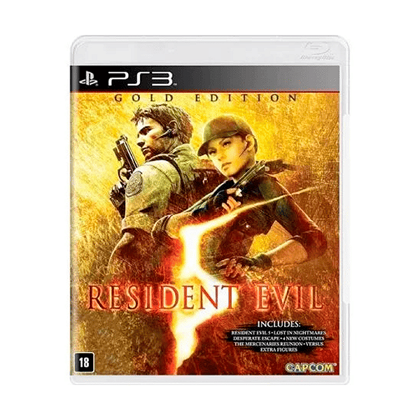 Jogo Resident Evil 5 Gold Edition PS3 Original (Seminovo)