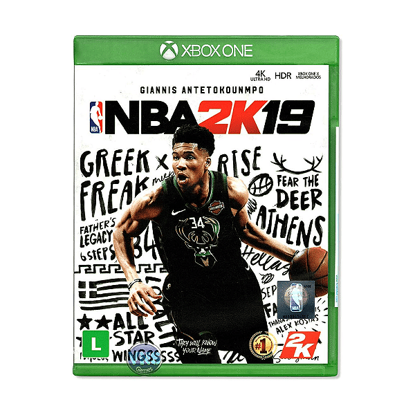 Jogo NBA 2K19 Xbox One Mídia Física Original (Seminovo)