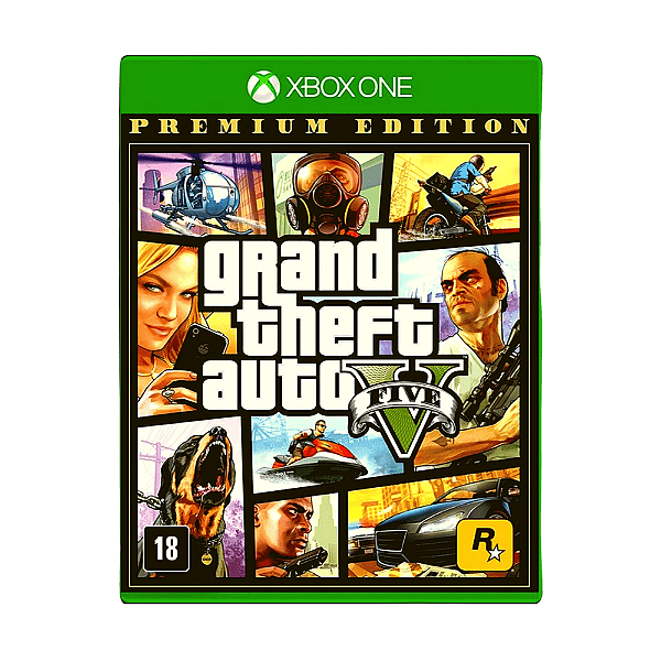 Jogo GTA V Grand Theft Auto V Premium Ed. Xbox One Físico